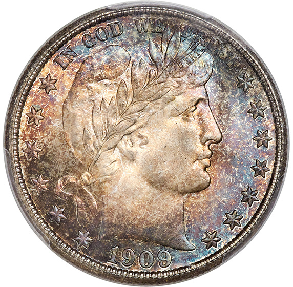 1909-S BARBER 50C