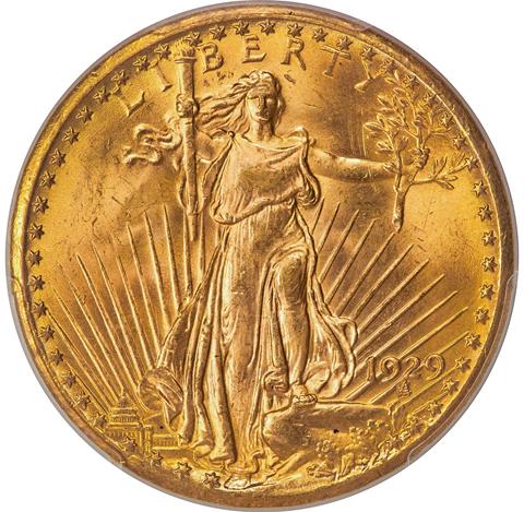 1929 ST. GAUDENS $20