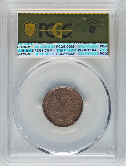 Picture of 1878 $2.5  J-1567, J-1567 PR65 Red Brown