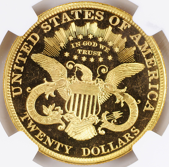 Picture of 1882 LIBERTY HEAD $20 PR65+ Deep Cameo