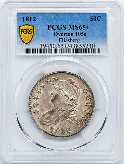Picture of 1812 CAPPED BUST 50C MS65+ 