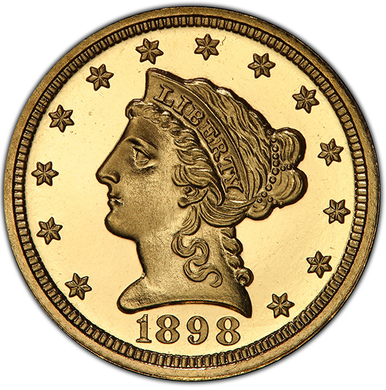 Picture of 1898 LIBERTY HEAD $2.5 PR67 Cameo Picture of 1898 LIBERTY HEAD $2.5 PR67 Cameo