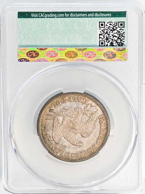 Picture of 1846 LIBERTY SEATED 50C, TALL DATE MS65 
