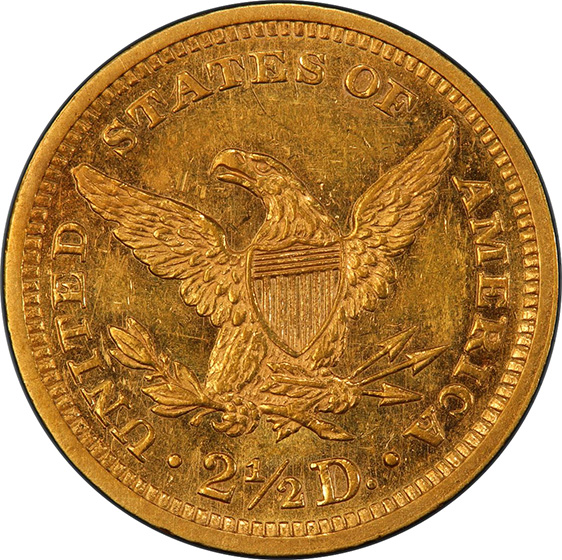 Picture of 1881 LIBERTY HEAD $2.5 MS61 
