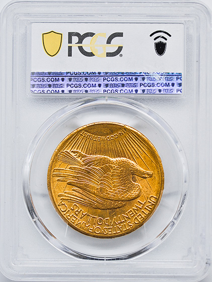 Picture of 1927-S ST. GAUDENS $20 MS63 