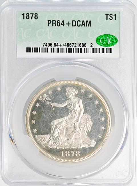 Picture of 1878 TRADE T$1 PR64+ Deep Cameo