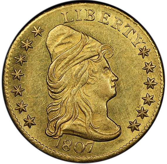 Picture of 1807 DRAPED BUST $2.5 MS63 
