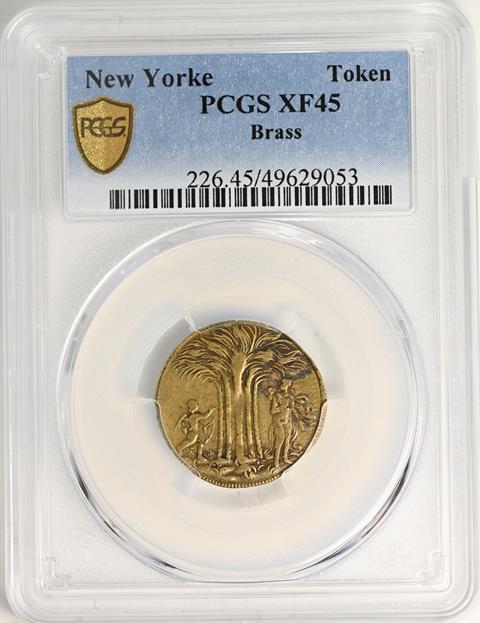 Picture of NEW YORKE BRASS TOKEN AU50 