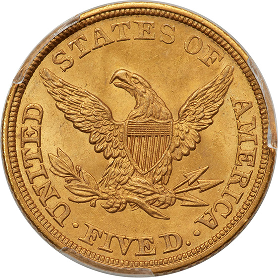 Picture of 1843 LIBERTY $5 MS64 