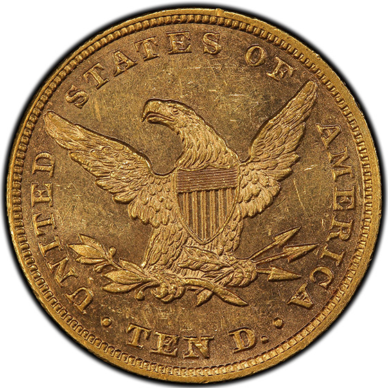 Picture of 1859 LIBERTY HEAD $10 MS62 