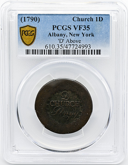 Picture of ALBANY D ABOVE PENNY VF35 Brown