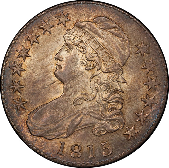 Picture of 1815/2 CAPPED BUST 50C MS65 