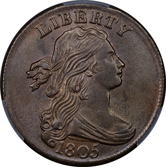 Picture of 1807 CAPPED BUST $5, BUST LEFT MS64+ 