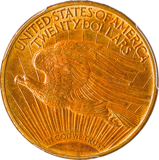 Picture of 1909-D ST. GAUDENS $20 MS64+ 