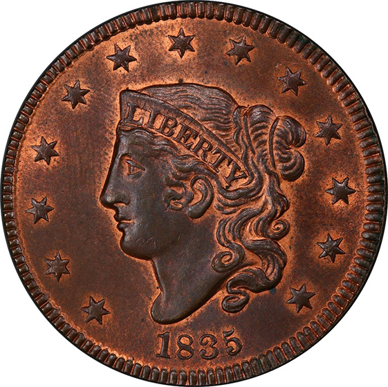 1835 CORONET HEAD 1C