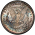 Picture of 1890-CC MORGAN S$1, TAILBAR MS65+ 