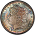 Picture of 1890-CC MORGAN S$1, TAILBAR MS65+ 
