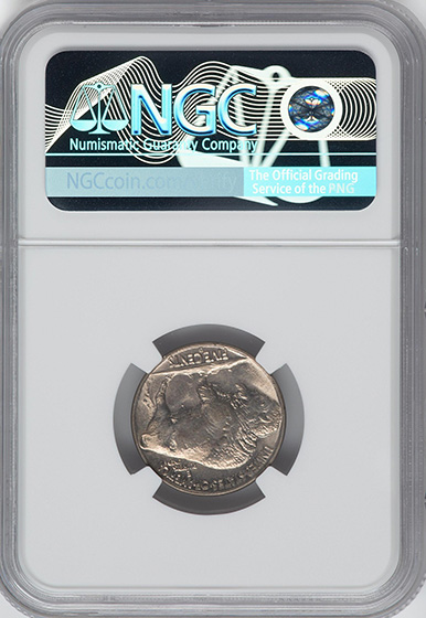 Picture of 1937-D BUFFALO 5C, 3 LEGS MS65 