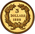 Picture of 1888 INDIAN PRINCESS $3 PR65+ Deep Cameo
