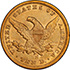 Picture of 1859-S LIBERTY HEAD $10 AU53 