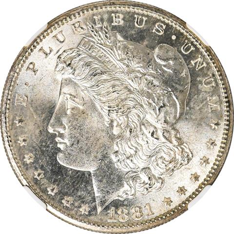 Picture of 1881-S MORGAN S$1 MS68 