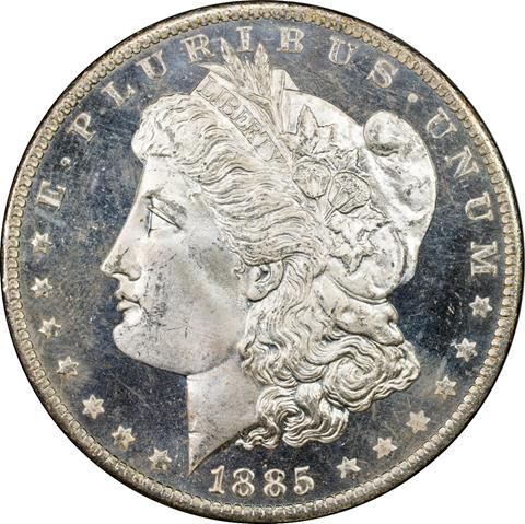 Picture of 1885-O MORGAN S$1 MS66 DMPL