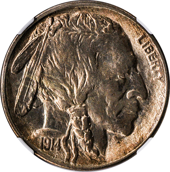 1914-S BUFFALO 5C