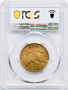 Picture of 1853/'2' LIBERTY HEAD $10, OVERDATE MS61 