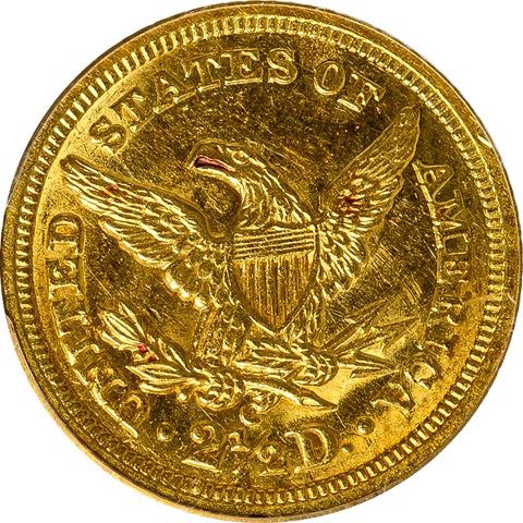 Picture of 1840-C LIBERTY HEAD $2.5 MS61 