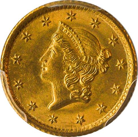 Picture of 1853-O GOLD G$1, TYPE 1 MS65 