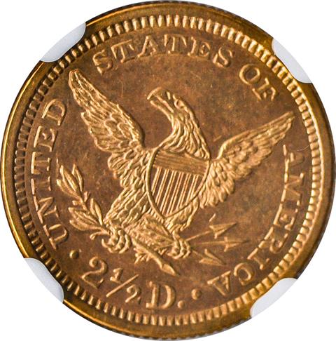 Picture of 1868 LIBERTY HEAD $2.5 MS62 