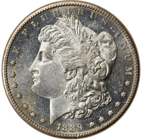 Picture of 1889-CC MORGAN S$1 MS62 Proof Like