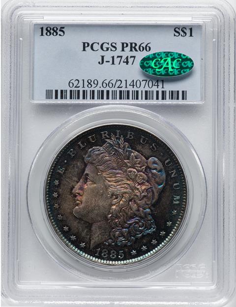 Picture of 1885 S$1 J-1747 PR66 