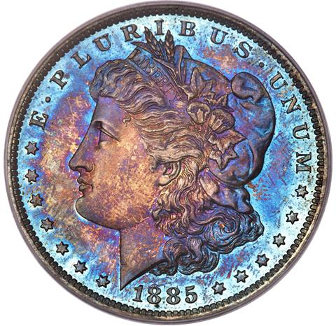 Picture of 1885 S$1 J-1747 PR66  Picture of 1885 S$1 J-1747 PR66