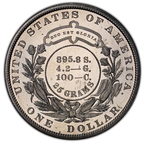 Picture of 1880 GOLOID S$1 J-1650 PR65 Cameo