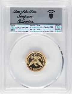 Picture of 1890 LIBERTY HEAD $2.5 PR67 Deep Cameo