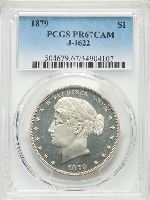 Picture of 1879 $1 J-1622 PR67 Cameo