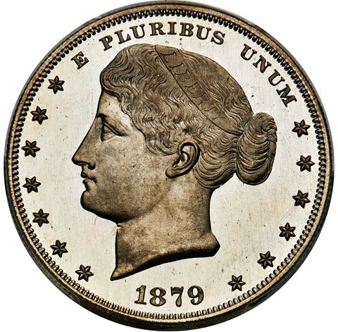 Picture of 1879 $1 J-1622 PR67 Cameo