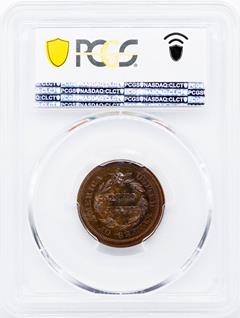 Picture of 1848 BRAIDED HAIR 1/2C, RESTRIKE PR66 Brown