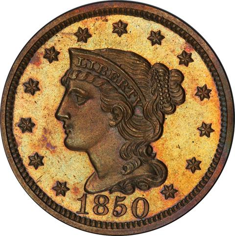 1850 BRAIDED HAIR 1C