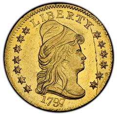 Picture of 1797 DRAPED BUST $2.5 AU58 