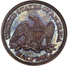 Picture of 1854 LIBERTY SEATED 50C, ARROWS PR64 