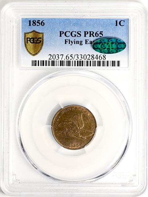 Picture of 1856 FLYING EAGLE 1C, OPEN 3 PR65 