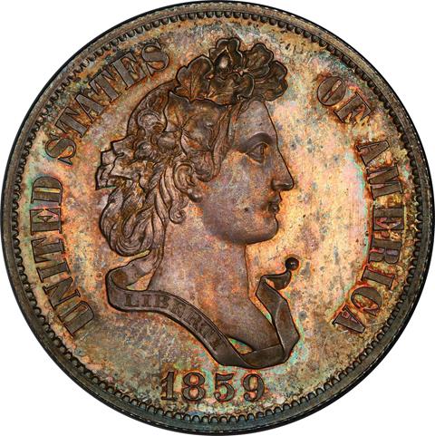 Picture of 1859 50C J-253 PR65+ 