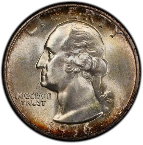 Picture of 1936 WASHINGTON 25C MS68  Picture of 1936 WASHINGTON 25C MS68
