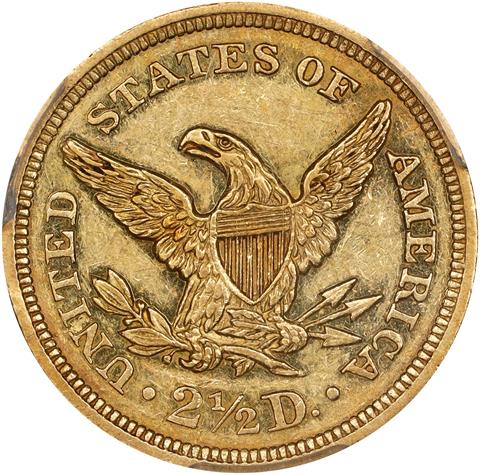 Picture of 1841 LIBERTY HEAD $2.5 MS60 