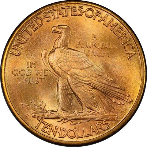 Picture of 1909-S INDIAN $10 MS66 