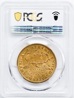 Picture of 1868 LIBERTY HEAD $20 MS61 