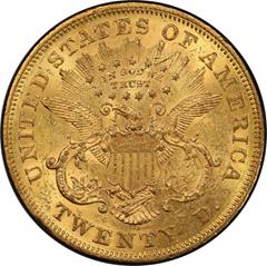 Picture of 1868 LIBERTY HEAD $20 MS61 