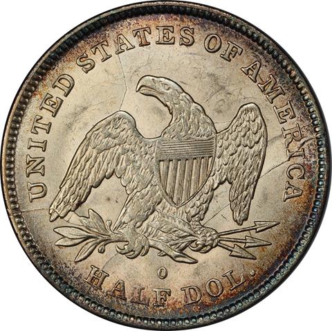 Picture of 1840-O LIBERTY SEATED 50C, NO MOTTO MS64 